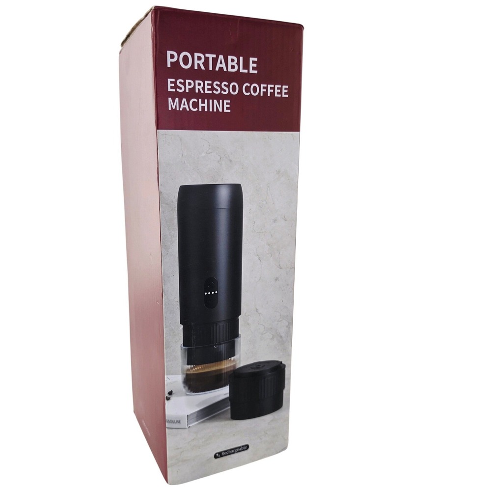 Portable Espresso Machine 20 Bar Rechargeable Coffee Maker for Capsule & Ground